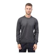 Gran Sasso Grå Merino Tröja Fashion Fit Gray, Herr