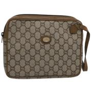 Gucci Vintage Pre-owned Laeder kuvertvskor Beige, Dam