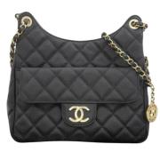 Chanel Vintage Pre-owned Laeder chanel-vskor Black, Dam