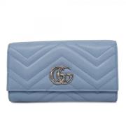 Gucci Vintage Pre-owned Laeder plnbcker Blue, Dam