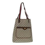 Gucci Vintage Pre-owned Canvas gucci-vskor Beige, Dam