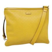 Gucci Vintage Pre-owned Laeder gucci-vskor Yellow, Dam