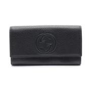 Gucci Vintage Pre-owned Laeder plnbcker Black, Dam