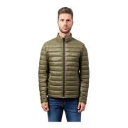 Hugo Boss Grön Kappa Straight Fit Vattenavvisande Jacka Green, Herr