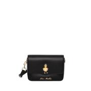 Moschino Elegant Svart Handväska Lyxig Stil Black, Dam