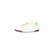 Vans Vintage Vit Lime Sneakers Green, Dam