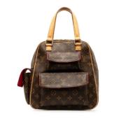 Louis Vuitton Vintage Pre-owned Canvas handvskor Brown, Dam