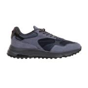 Hogan Blå Nabuk Hyperlight Sneakers Blue, Herr