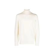 Brunello Cucinelli Finstickad Cashmere Turtlenecktröja Beige, Herr