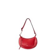 Isabel Marant Röd läder crossbody väska med dragkedja Red, Dam