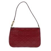 Dior Vintage Pre-owned Laeder kuvertvskor Red, Dam