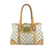 Louis Vuitton Vintage Pre-owned Tyg axelremsvskor White, Dam