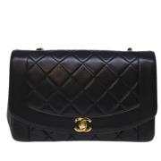 Chanel Vintage Pre-owned Laeder chanel-vskor Black, Dam