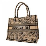 Dior Vintage Pre-owned Canvas dior-vskor Beige, Dam