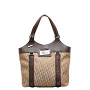 Dior Vintage Pre-owned Canvas handvskor Beige, Dam