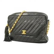 Chanel Vintage Pre-owned Laeder chanel-vskor Black, Dam