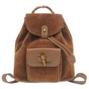 Gucci Vintage Pre-owned Mocka gucci-vskor Brown, Dam