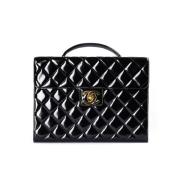 Chanel Vintage Pre-owned Tyg handvskor Black, Dam