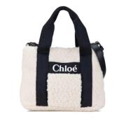 Chloé Pre-owned Pre-owned Canvas handvskor Beige, Dam