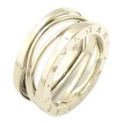 Bvlgari Vintage Pre-owned Vitt guld ringar Gray, Dam