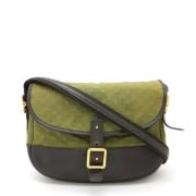 Louis Vuitton Vintage Pre-owned Canvas crossbodyvskor Green, Dam