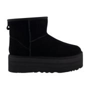 UGG Klassiska Mini Platform Stövlar Svart Black, Dam