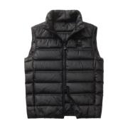 Blauer Stilig Gilet Jacka i Marinblå Black, Herr