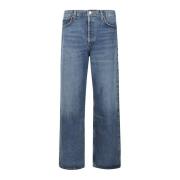 Agolde Casual Baggy Jeans Blue, Dam