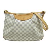 Louis Vuitton Vintage Pre-owned Canvas axelremsvskor Beige, Dam