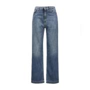 Nine In The Morning Deepa Palazzo Jeans Comfort Fit Blue, Dam