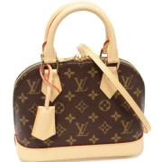 Louis Vuitton Vintage Pre-owned Canvas handvskor Brown, Dam