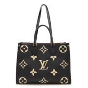 Louis Vuitton Vintage Pre-owned Laeder handvskor Black, Dam