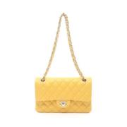 Chanel Vintage Pre-owned Laeder chanel-vskor Yellow, Dam