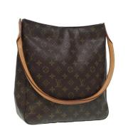 Louis Vuitton Vintage Pre-owned Canvas louis-vuitton-vskor Brown, Dam