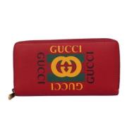 Gucci Vintage Pre-owned Laeder plnbcker Red, Dam