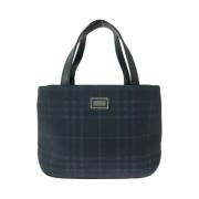 Burberry Vintage Pre-owned Canvas handvskor Blue, Dam