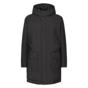 Fay Svart Piuma Parka Kappa Black, Herr