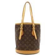 Louis Vuitton Vintage Pre-owned Canvas axelremsvskor Brown, Dam