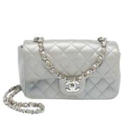 Chanel Vintage Pre-owned Laeder chanel-vskor Gray, Dam