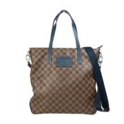 Louis Vuitton Vintage Pre-owned Tyg axelremsvskor Brown, Herr