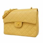 Chanel Vintage Pre-owned Laeder chanel-vskor Beige, Dam