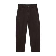 Lemaire Casual Denim Byxor Brown, Herr