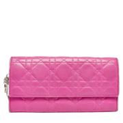 Dior Vintage Pre-owned Laeder plnbcker Pink, Dam