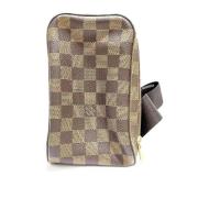 Louis Vuitton Vintage Pre-owned Canvas axelremsvskor Brown, Herr