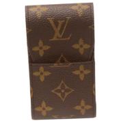 Louis Vuitton Vintage Pre-owned Canvas axelremsvskor Brown, Dam