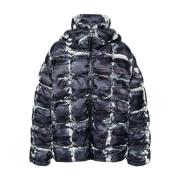 Diesel Camouflage Huva Pufferjacka Gray, Herr