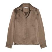 Marc O'Polo Vanlig blus Brown, Dam