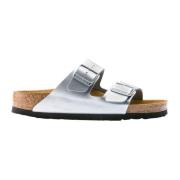 Birkenstock Silver Sandaler Gray, Dam