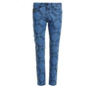 Versace Jeans Couture Smala Dundee Denim Jeans med Logo Blue, Herr