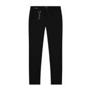 Paul & Shark Dynamisk Stretch Chino Byxor i Svart Black, Herr